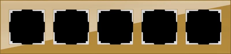 Рамка Werkel Favorit Бронзовый WL01-Frame-05 / Рамка на 5 постов (бронзовый)