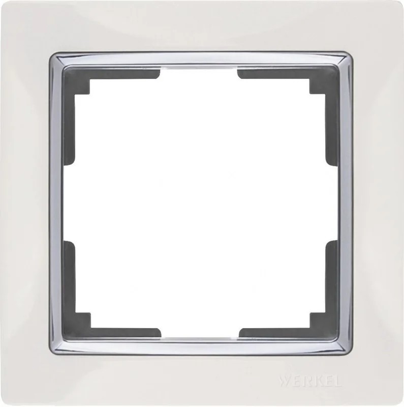 Рамка Werkel Snabb WL03-Frame-01-white / Рамка на 1 пост (белый)
