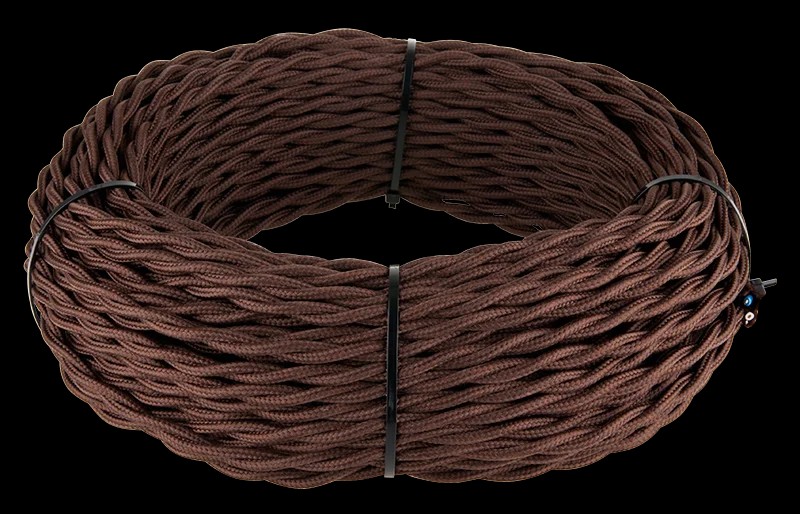 Werkel Ретро кабель витой 3х2,5 (коричневый)