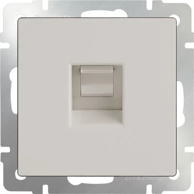 Розетка Werkel Слоновая кость WL03-RJ-45-ivory /Розетка Ethernet RJ-45 (слоновая кость)