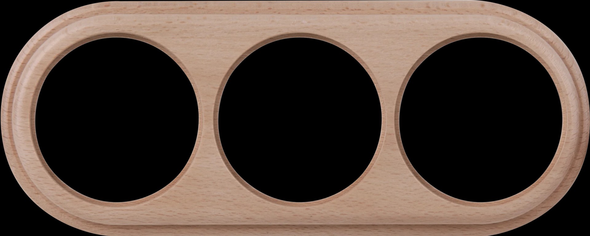 Рамка Werkel WL15-frame-03 / Рамка на 3 поста (светлый бук)