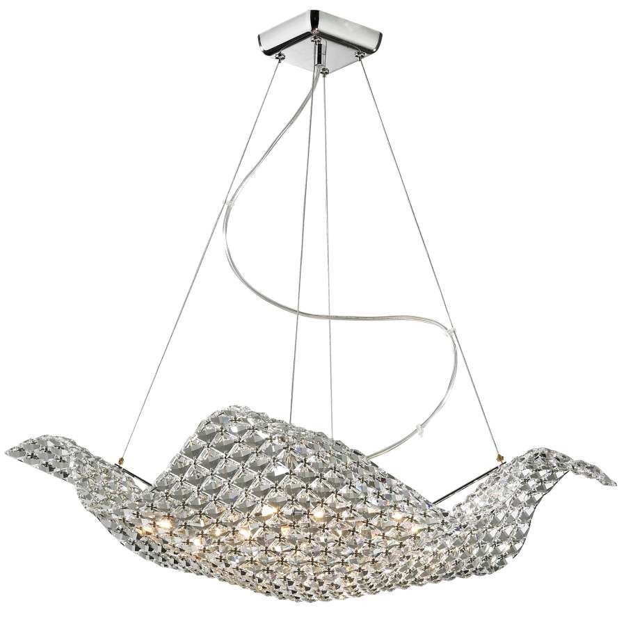 Подвесная хрустальная люстра Fitta Odeon Light 2181/8