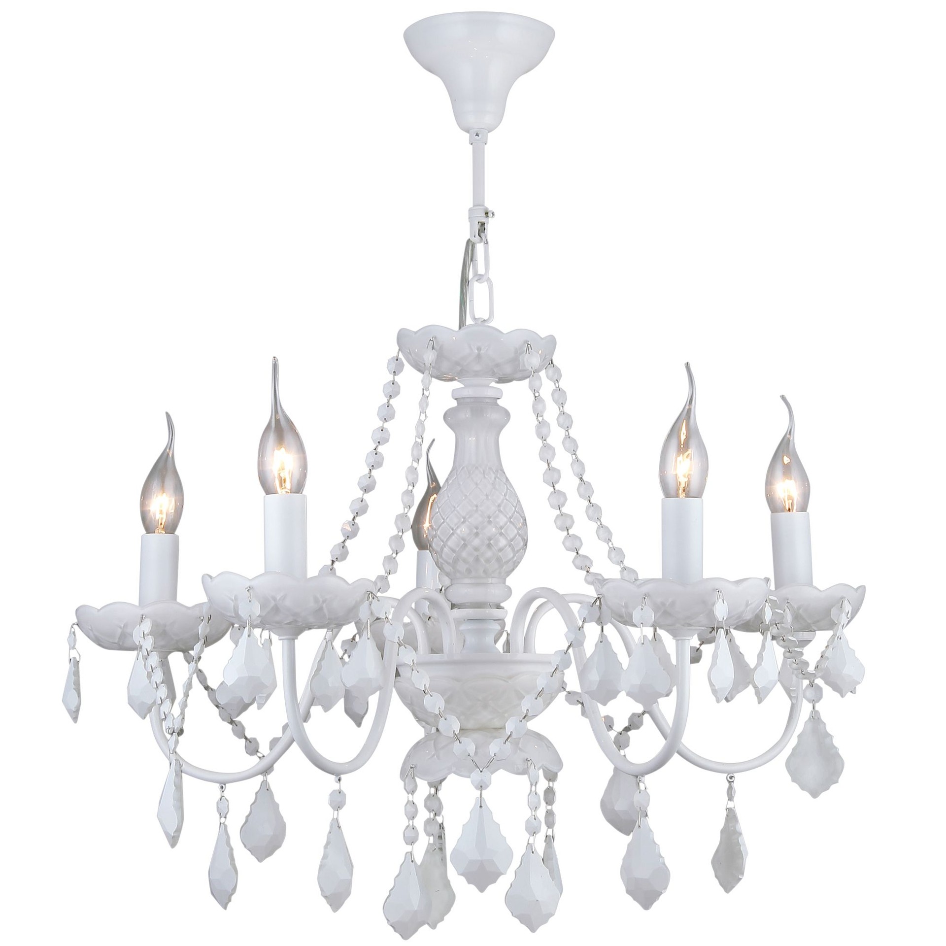 Подвесная люстра Maytoni Contrast ARM220-05-W