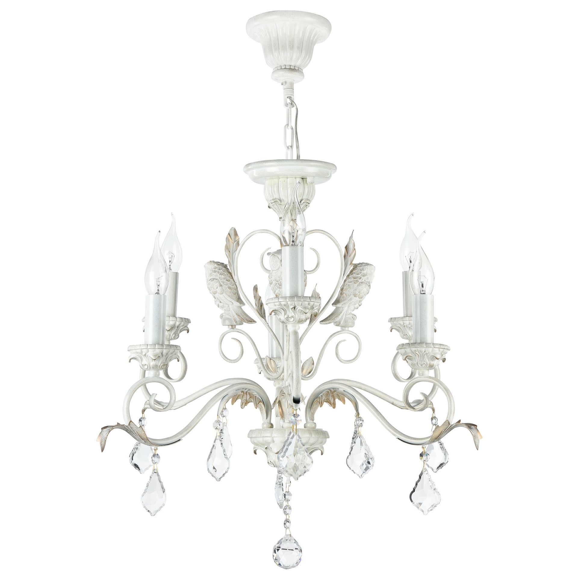 Люстра с птичками Athena ARM777-06-WG Maytoni