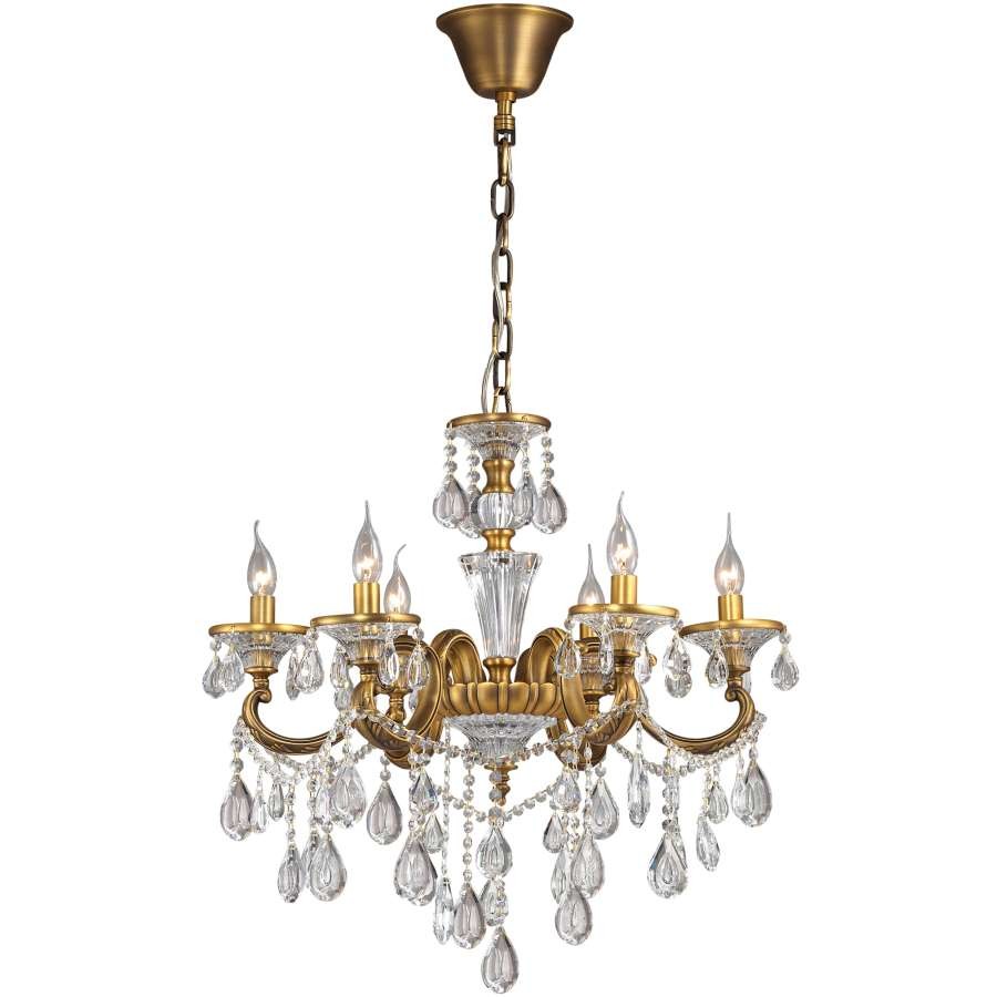 Подвесная хрустальная люстра Aviora Odeon Light 2454/6