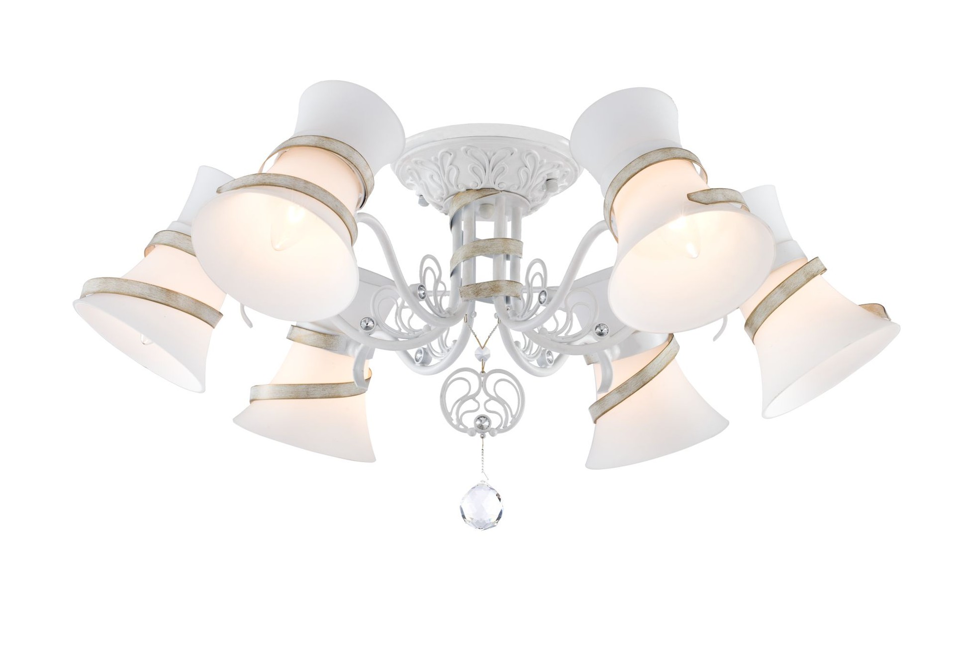 Потолочная люстра Maytoni Baroque ARM128-CL-06-W