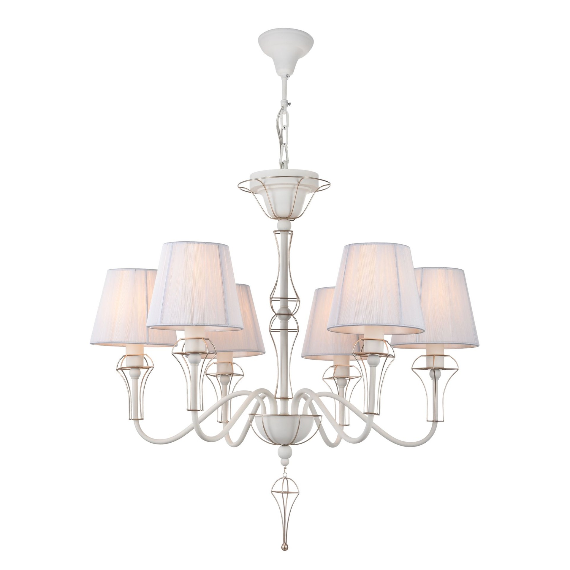 Подвесная люстра Maytoni Frame ARM709-PL-06-W