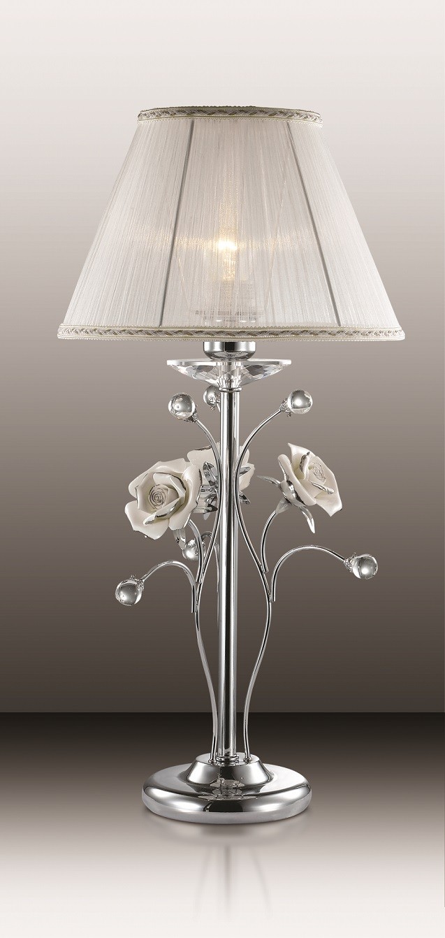 Настольная лампа с цветочками Marika 2683/1T Odeon Light