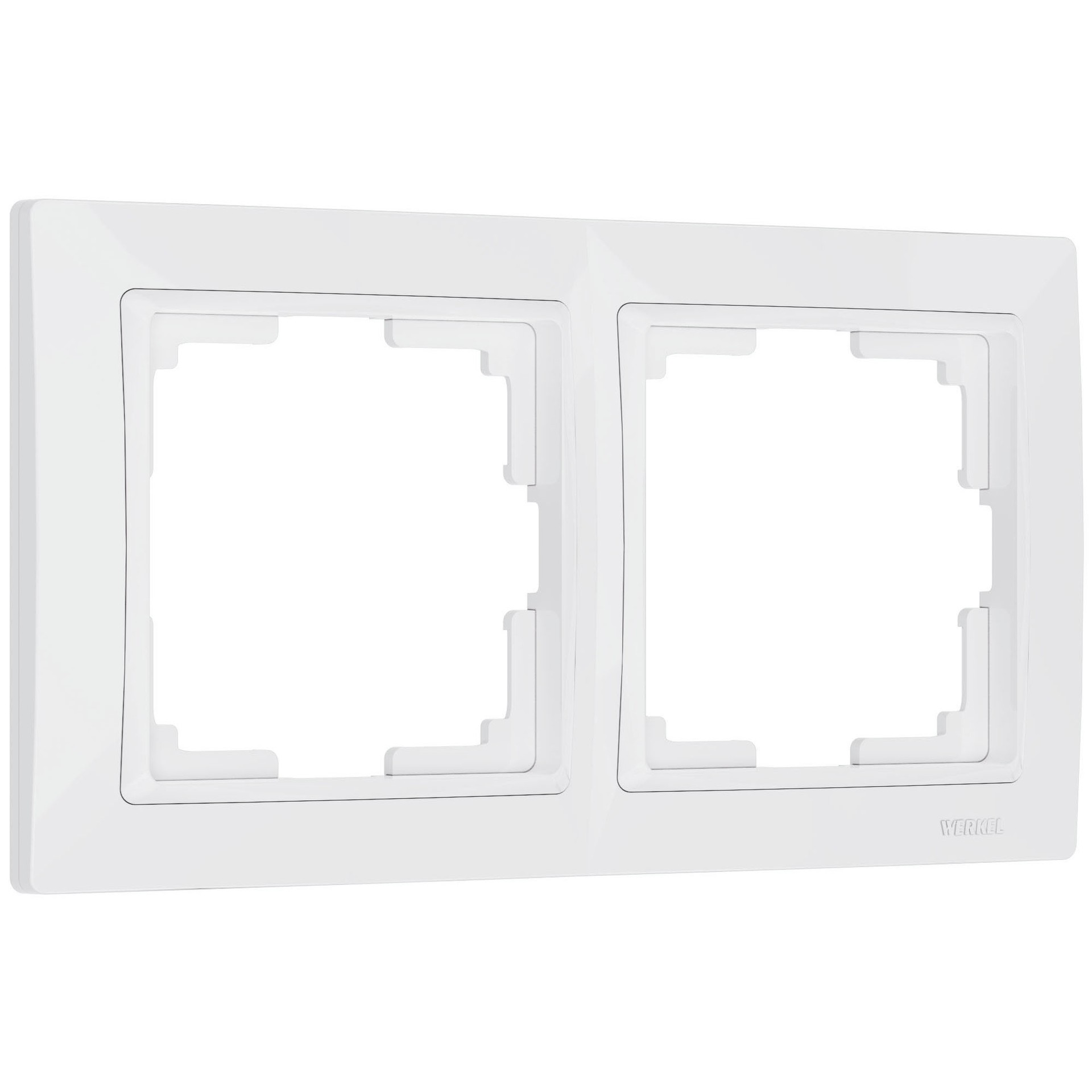 Рамка Werkel W0022001/ Рамка на 2 поста Snabb basic (белый)