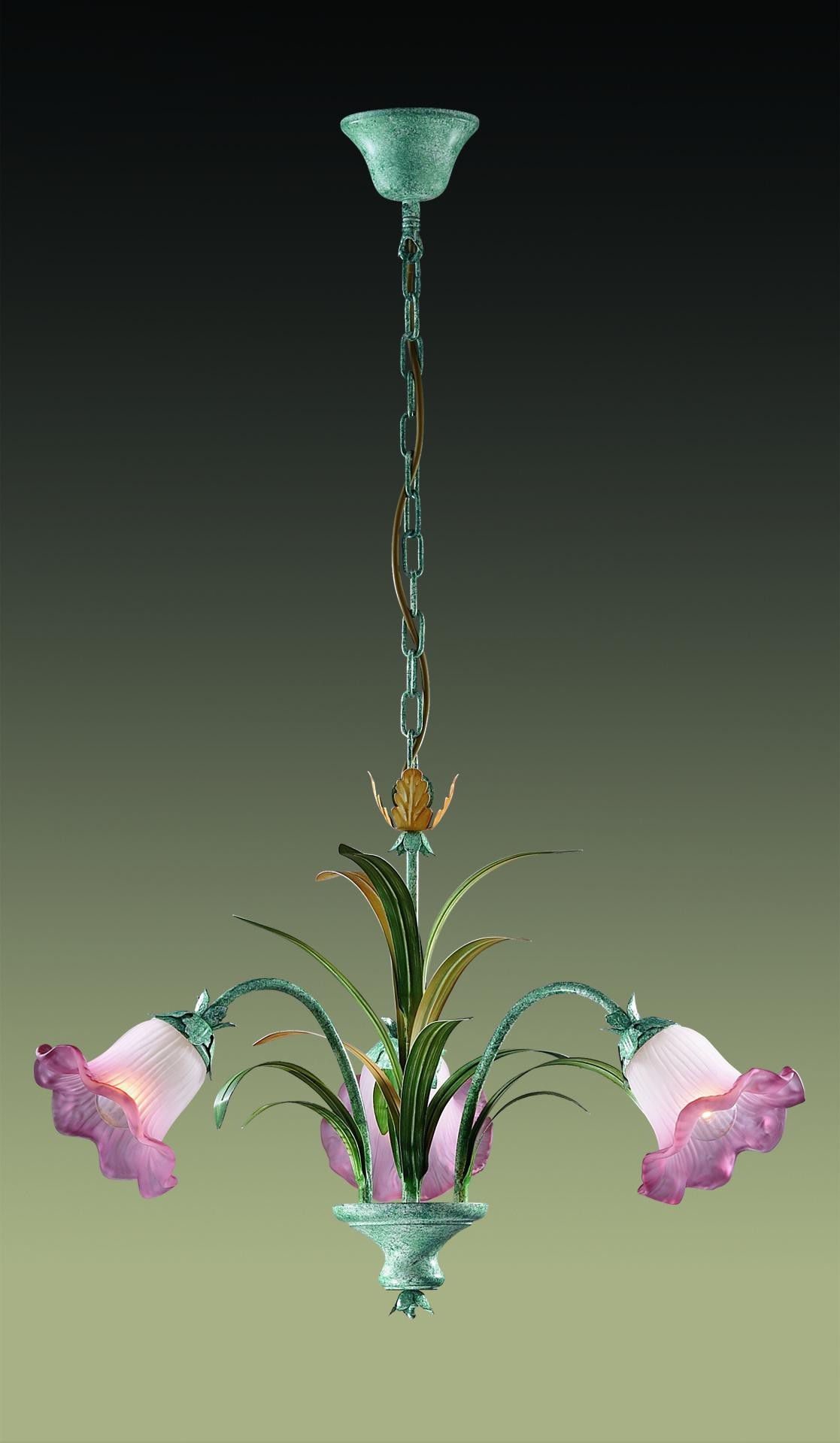 Люстра подвесная с цветочками Poema 1545/3 Odeon Light