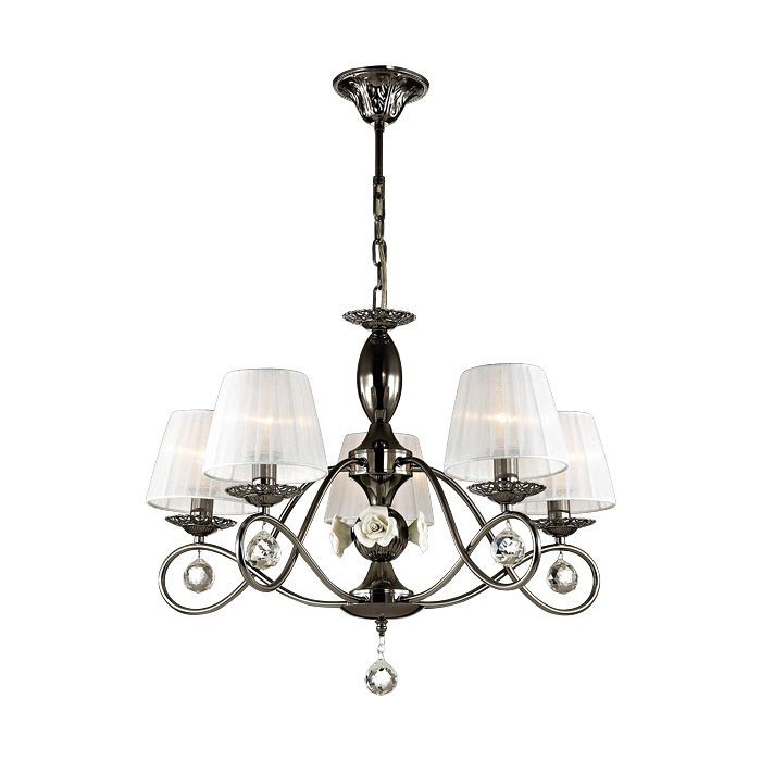 Люстра подвесная с цветочками Bresano 2933/5 Odeon Light