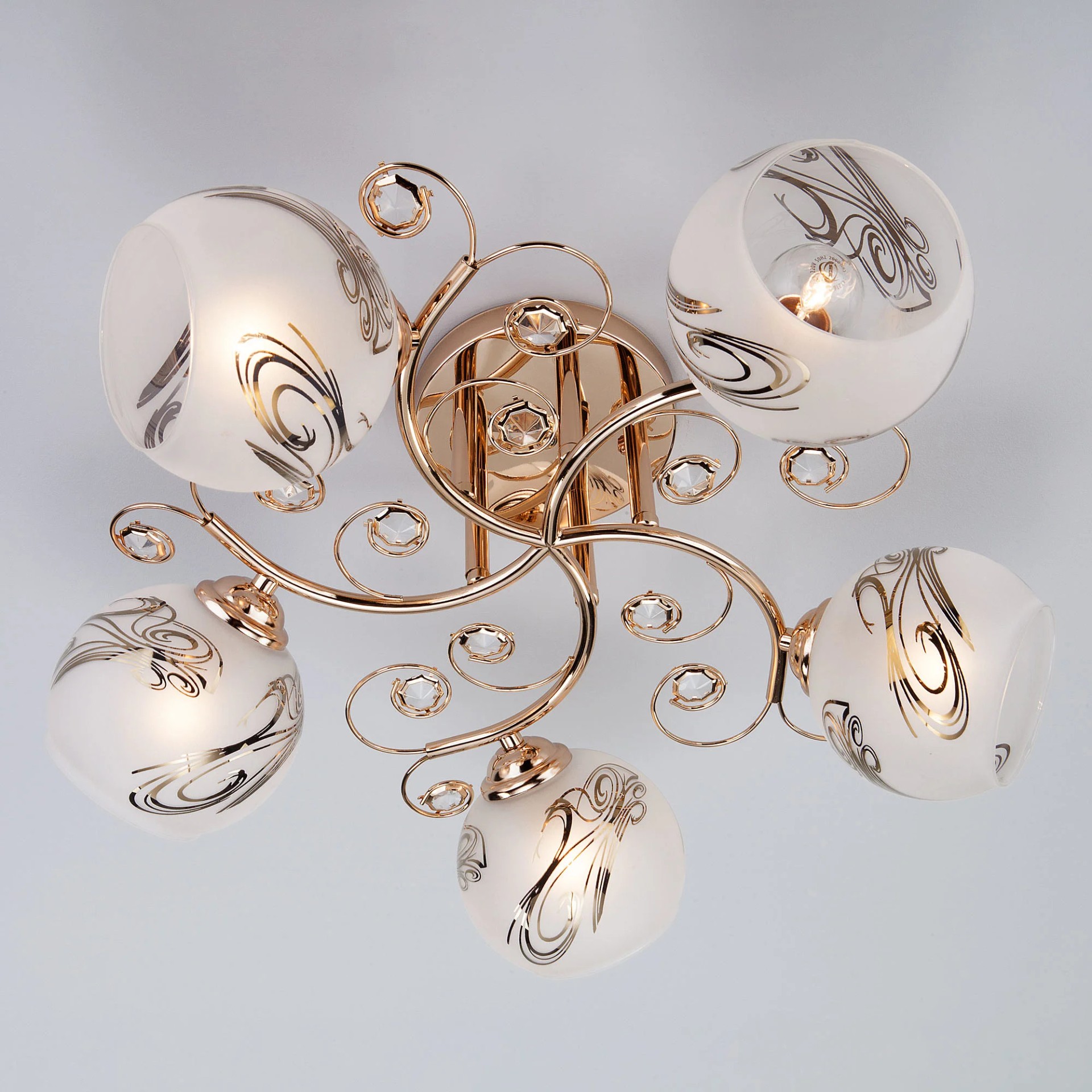 Потолочная люстра Eurosvet Delano 30031/5 золото