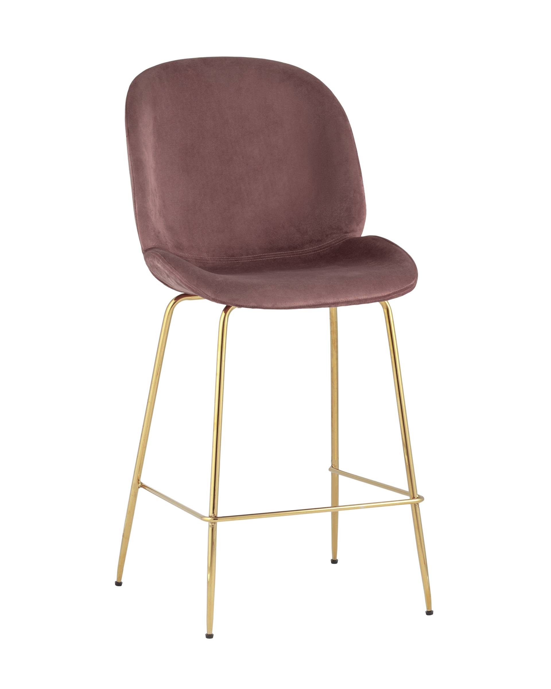 Полубарный стул Stool Group Beetle 8329A VELVET DARK PINK