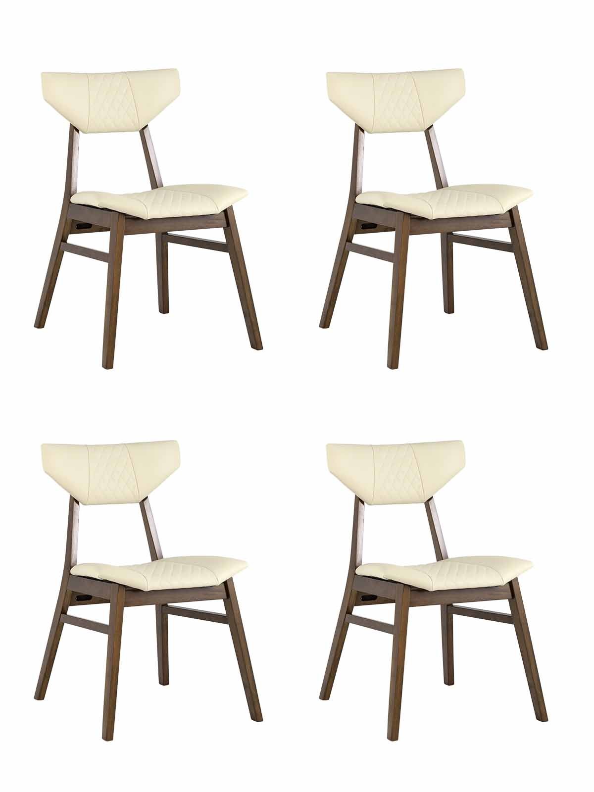 Комплект стульев Stool Group Tor LW1903-G PU CREAM GRID-KOROB4