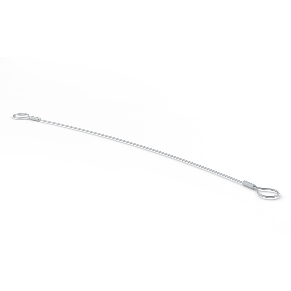 Трос страховочный для настенного монтажа профиля ALU-LINE-DUO-2000 ANOD+OPAL Arlight 024196