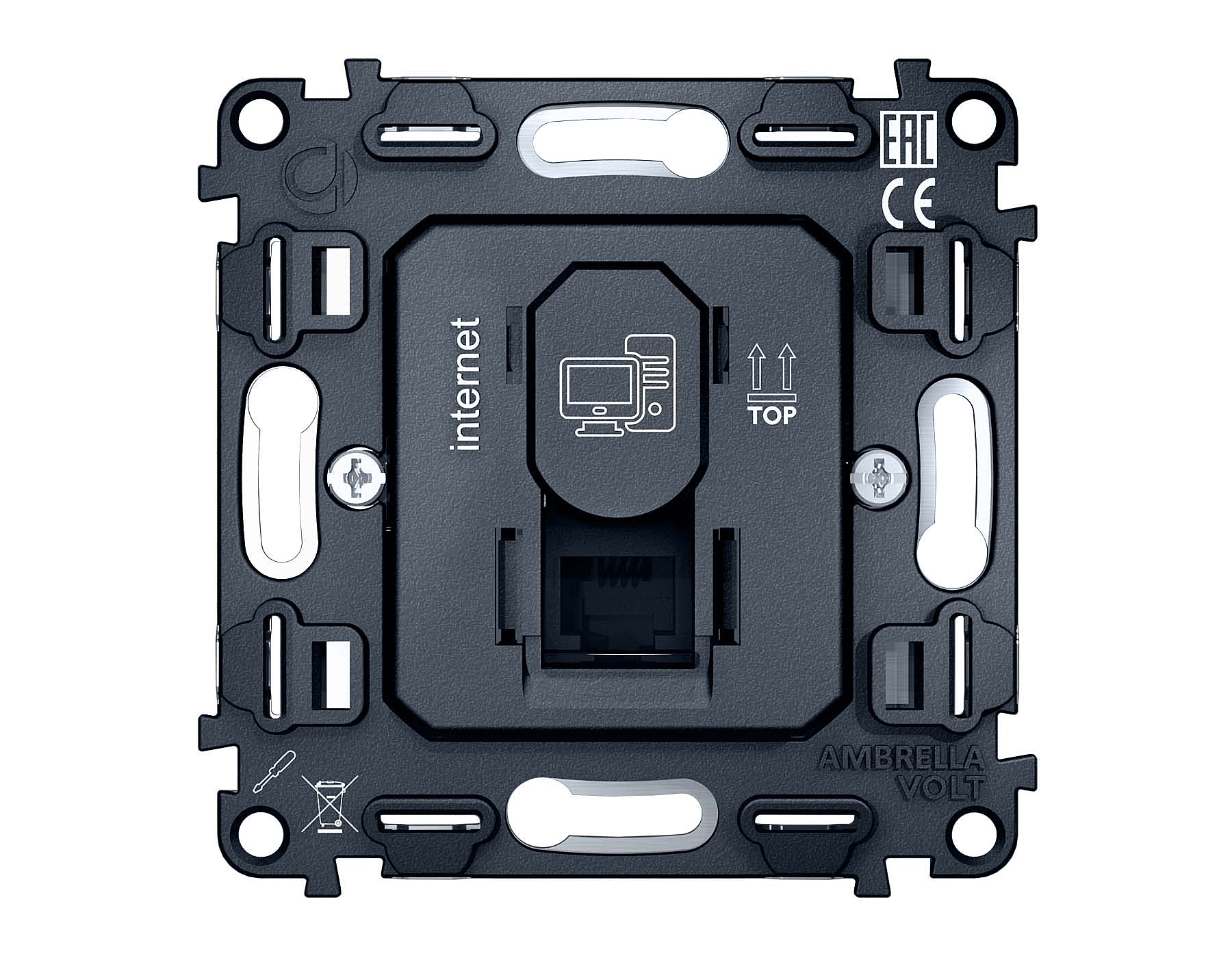 Розетка Ambrella Volt QUANT VM188