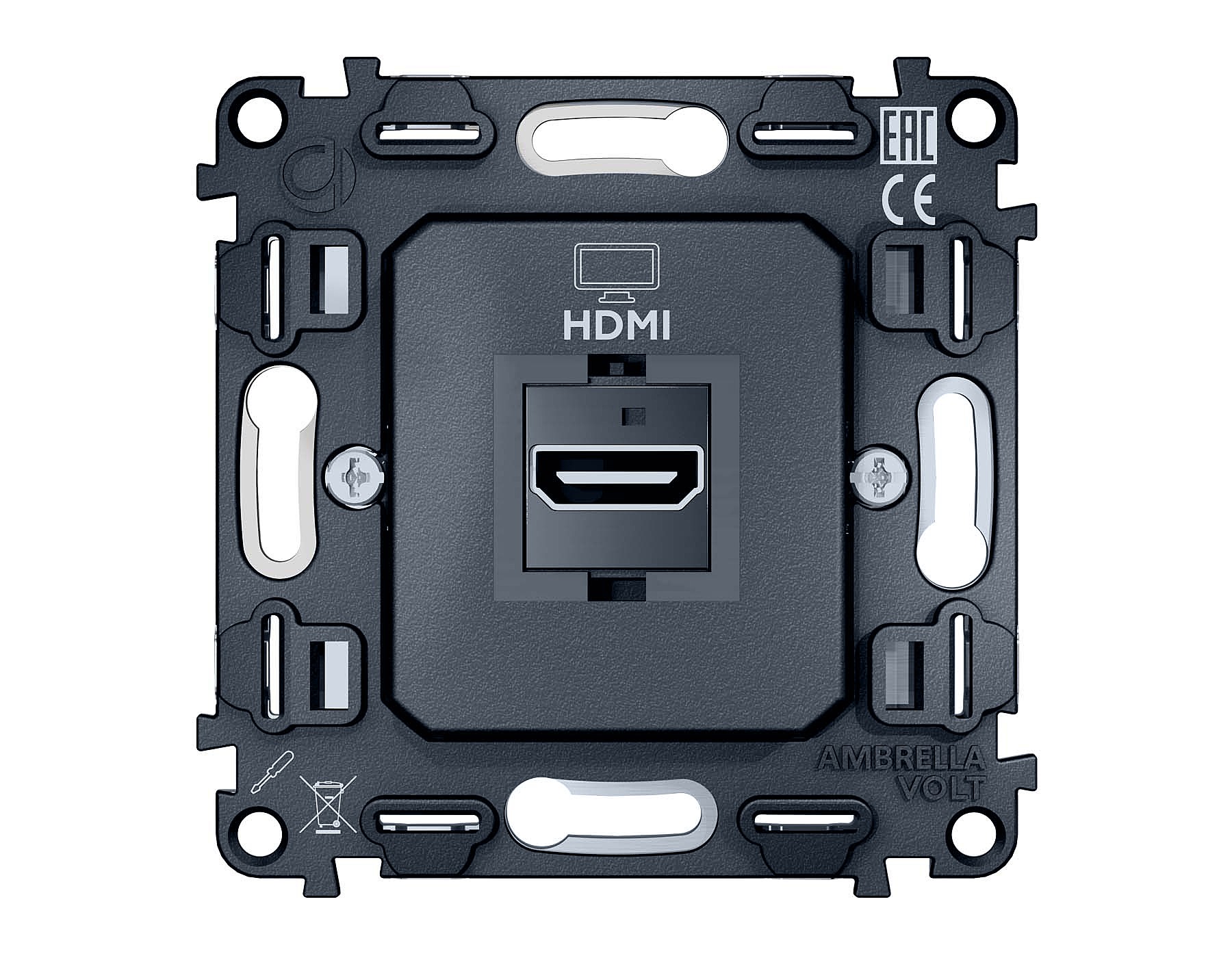 Розетка Ambrella Volt QUANT VM222