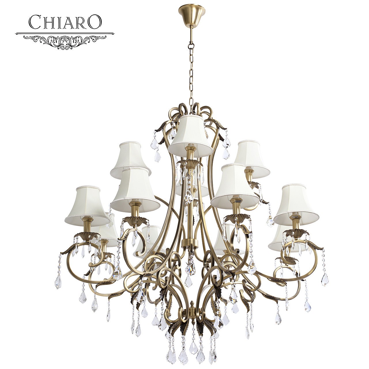 Люстра многоярусная София 355010612 Chiaro