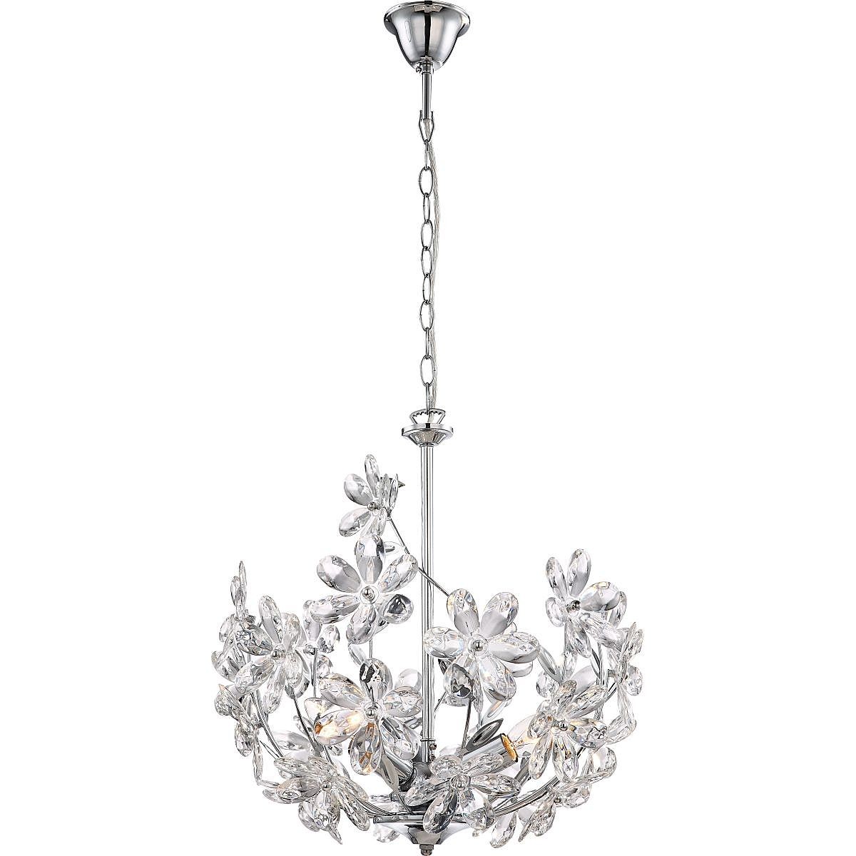 Люстра подвесная с цветочками Juliana 5131 Globo