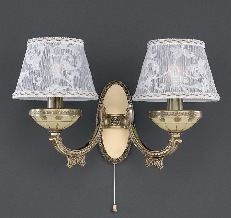 Настенное бра с выключателем Reccagni Angelo 7034 A 7034/2