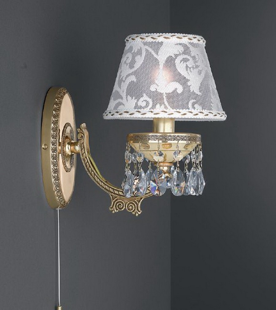 Настенное бра с выключателем Reccagni Angelo 7133 A 7133/1