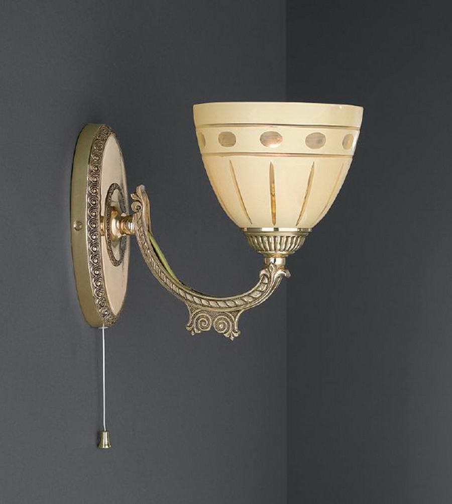 Настенное бра с выключателем Reccagni Angelo 7154 A 7154/1