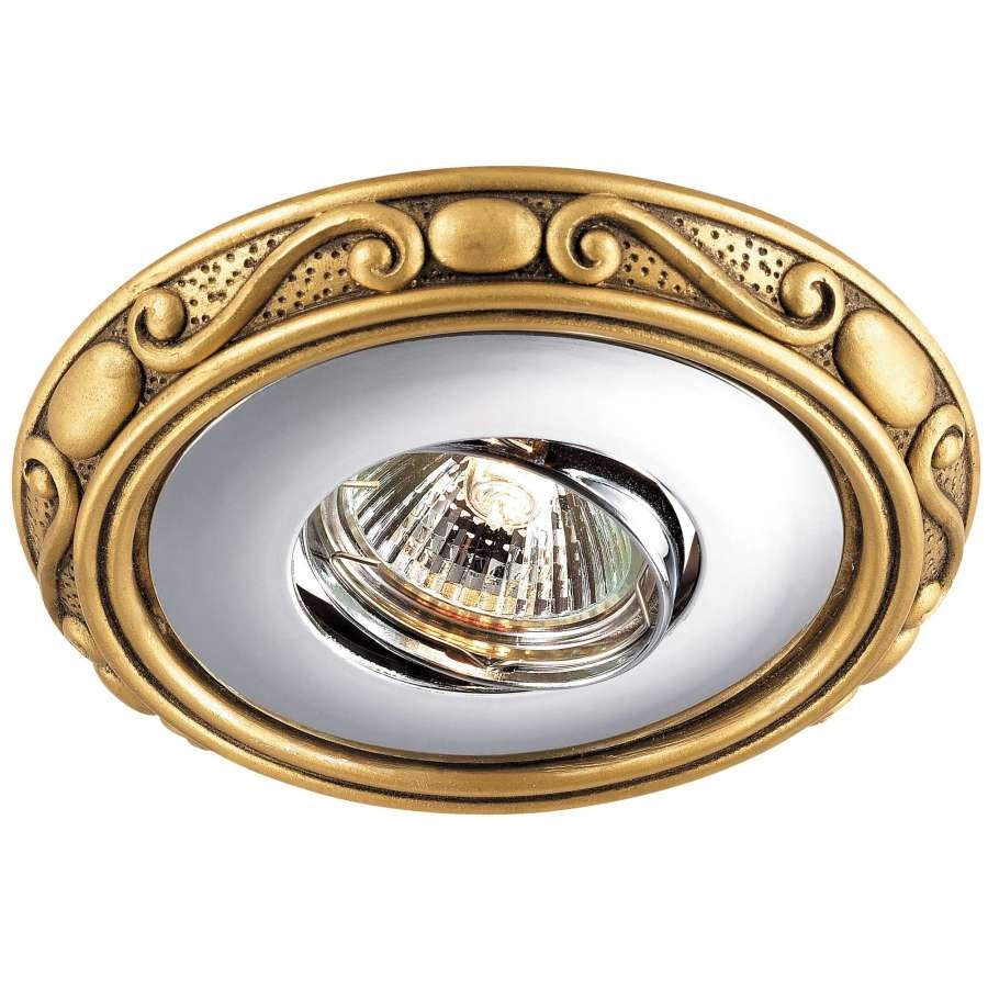 Встраиваемый светильник с узорами Ceramic 369729 Novotech