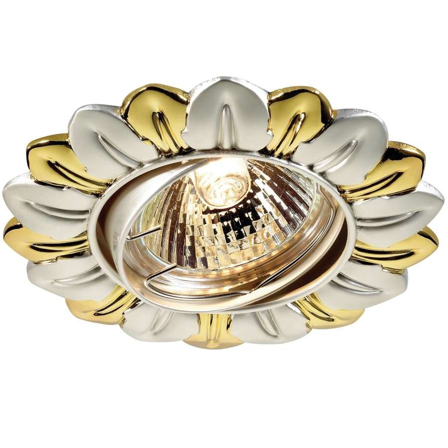 Встраиваемый светильник с узорами Flower 369820 Novotech