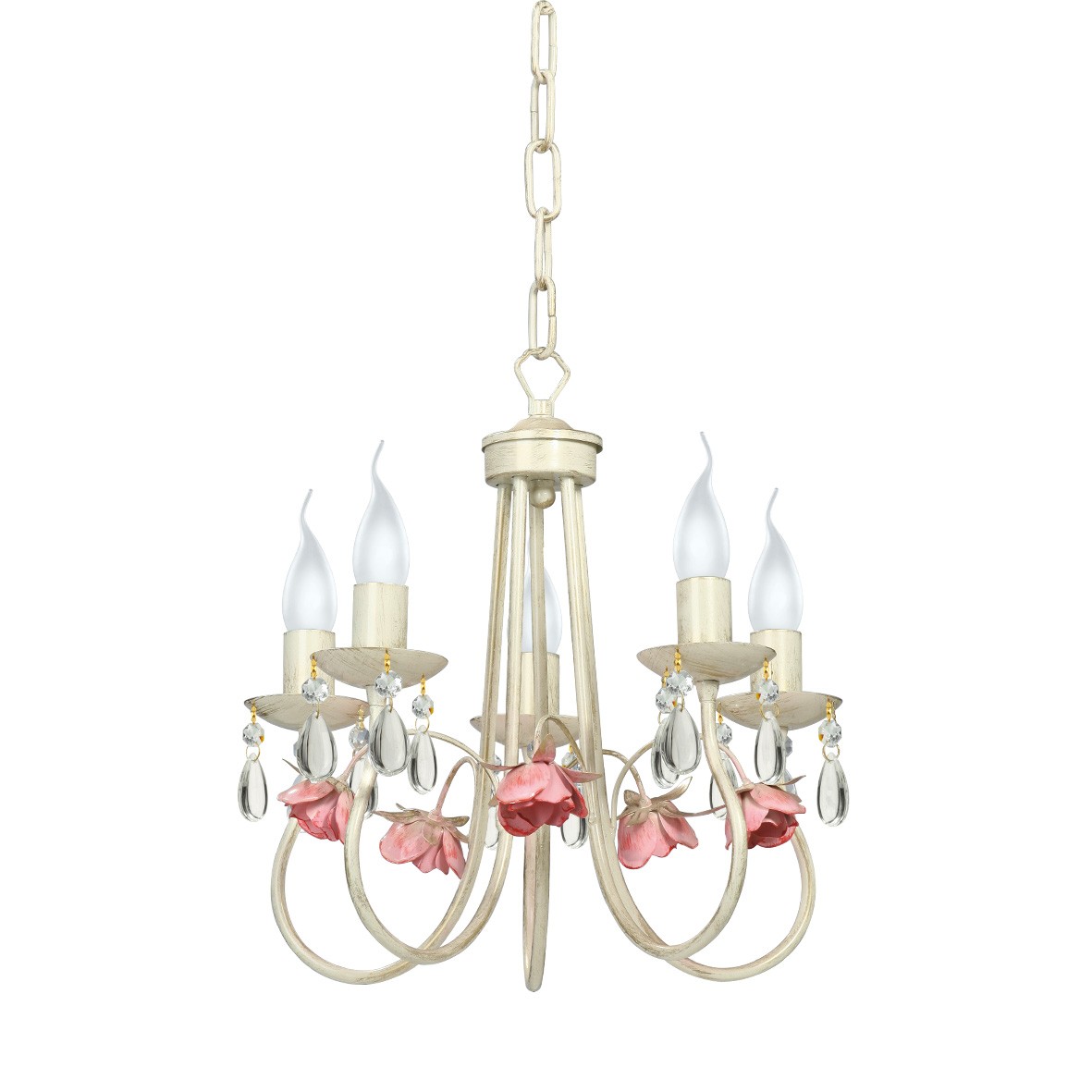 Люстра подвесная с цветочками V1307 V1307/5 Vitaluce