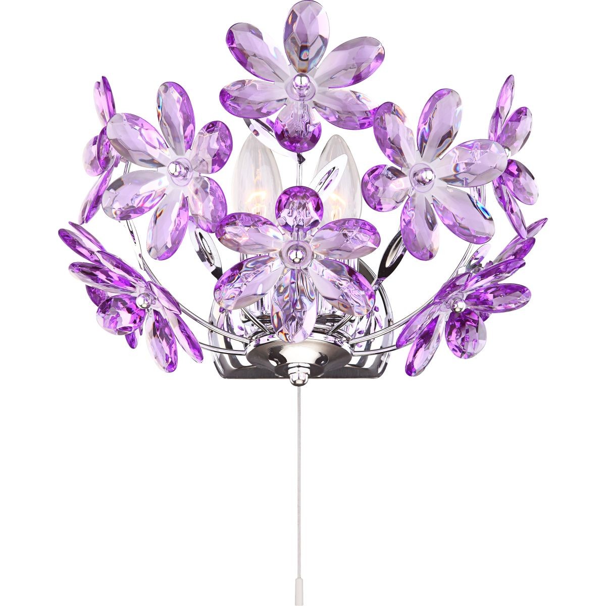 Бра с цветочками Purple 5142-2W Globo