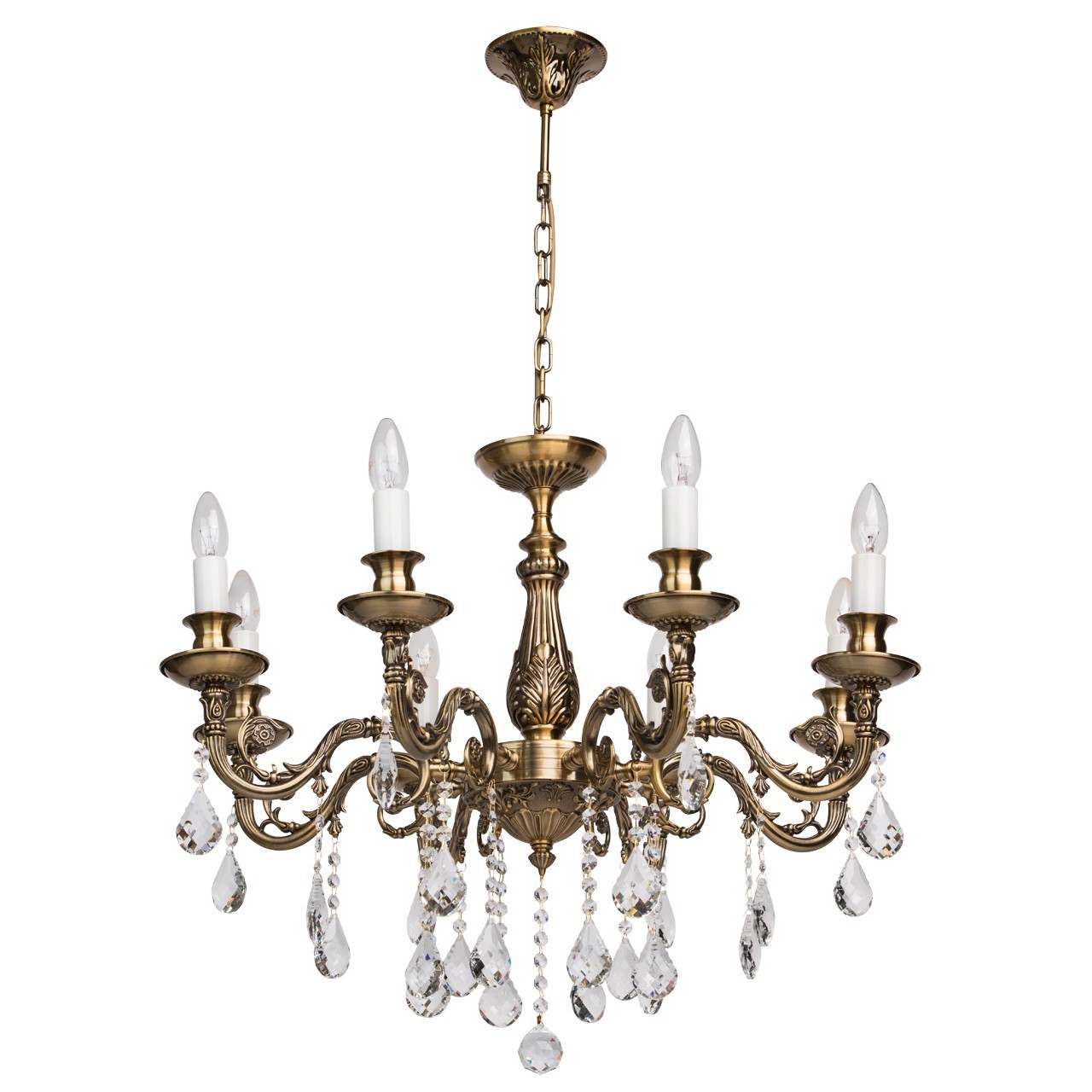 Хрустальная люстра MW Light Свеча 301016208