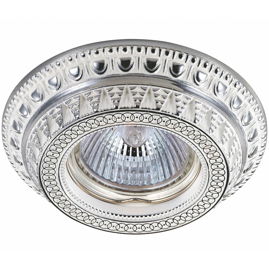 Встраиваемый светильник с узорами Vintage 370010 Novotech