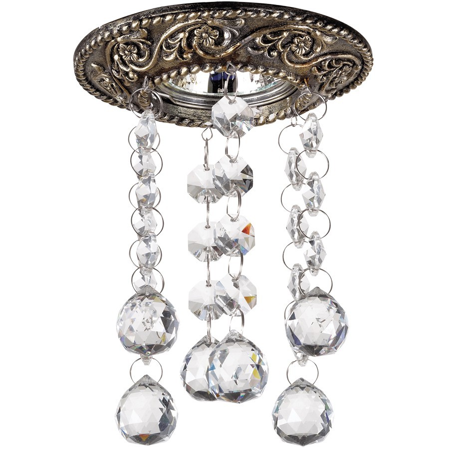 Встраиваемый светильник с узорами Pattern 370068 Novotech