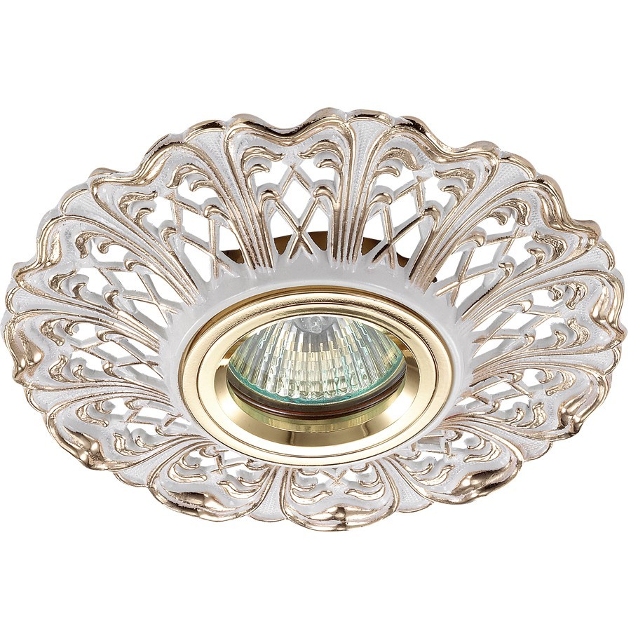 Встраиваемый светильник с узорами Vintage 370033 Novotech