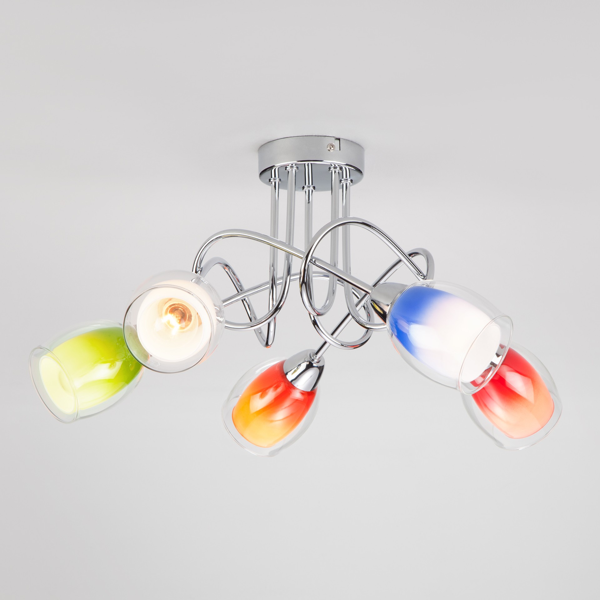 Потолочная люстра Eurosvet Monpasie 2267/5 хром