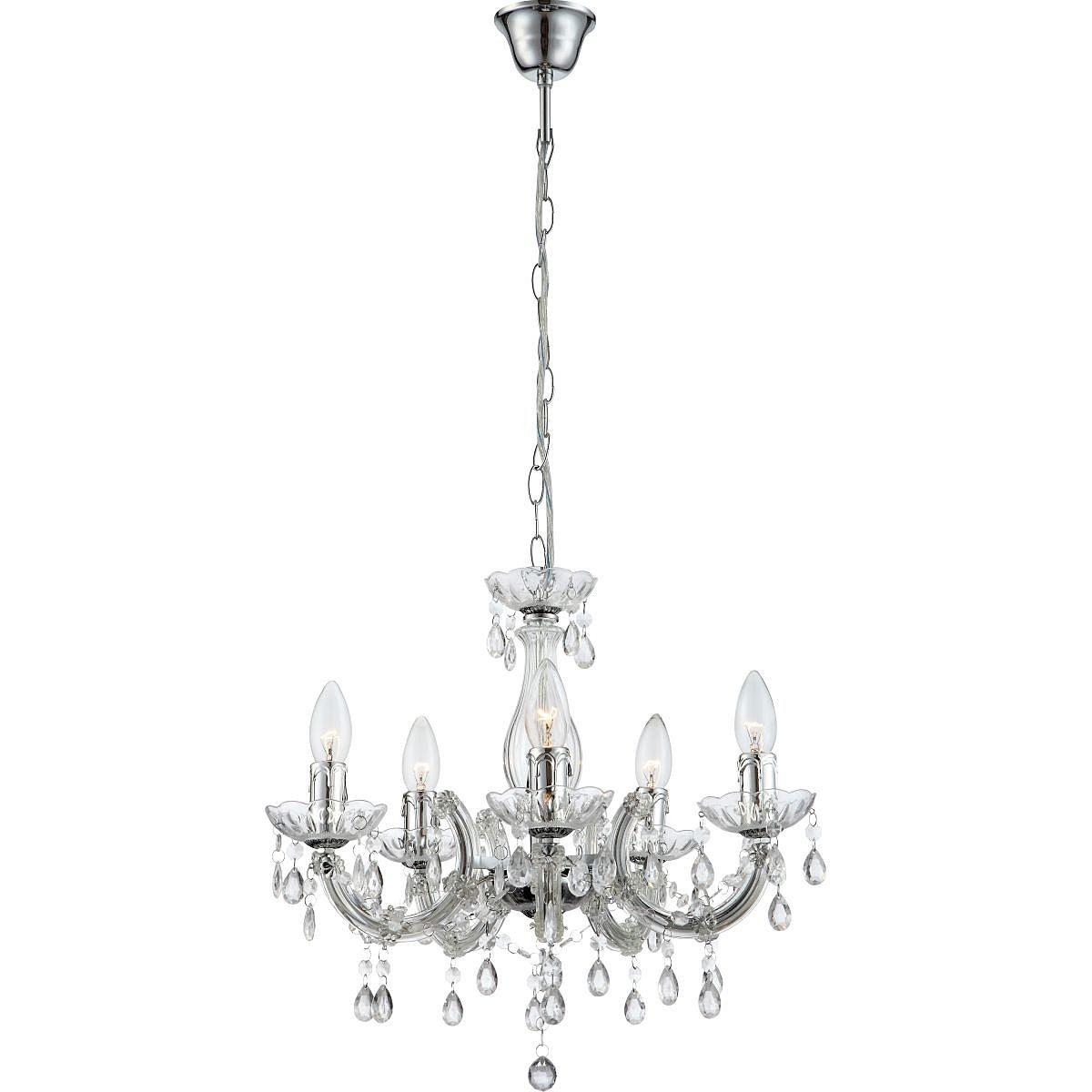 Подвесная хрустальная люстра Cuimbra Ii Globo 63116-5