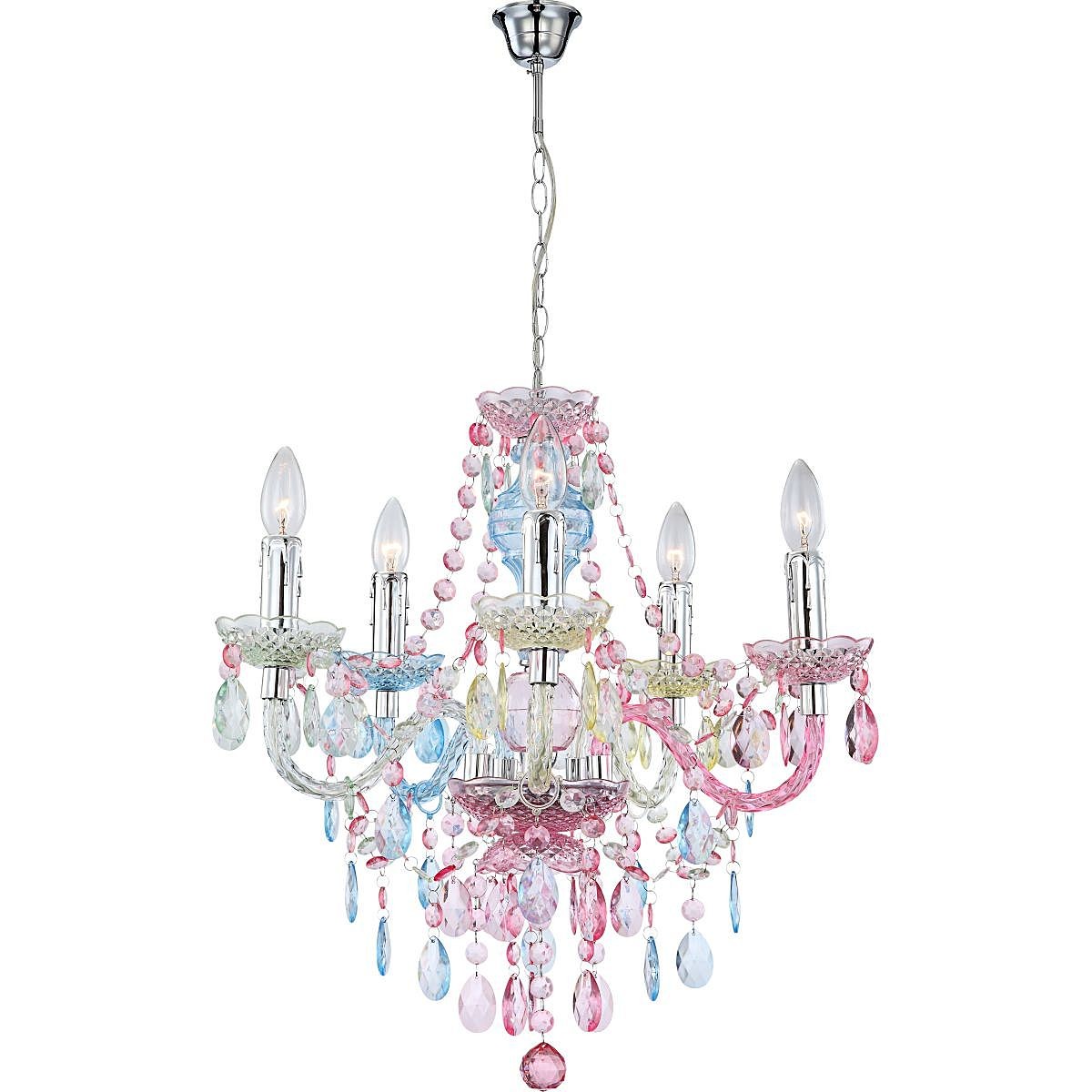 Люстра разноцветная Nevada 63218-5 Globo