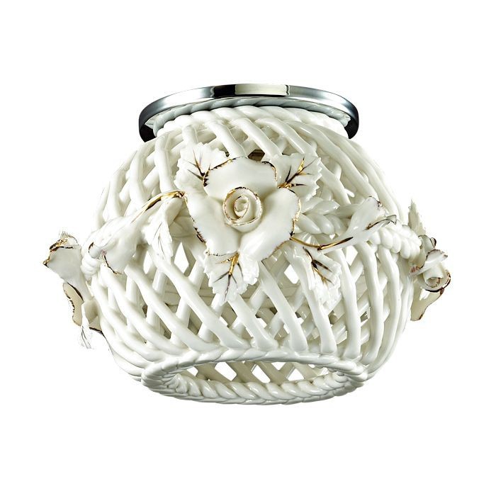 Встраиваемый светильник с цветочками Farfor 370207 Novotech