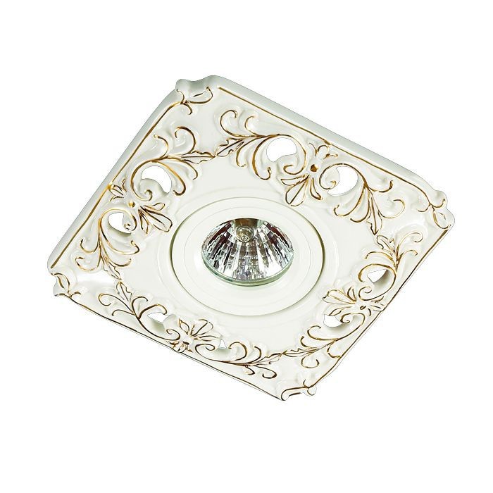 Встраиваемый светильник с узорами Ola 370203 Novotech