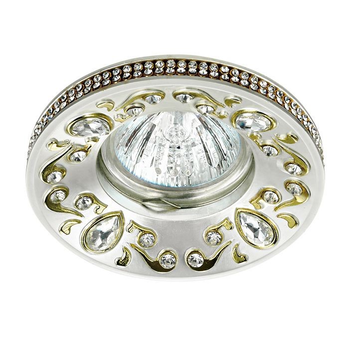 Встраиваемый светильник с узорами Erba 370237 Novotech