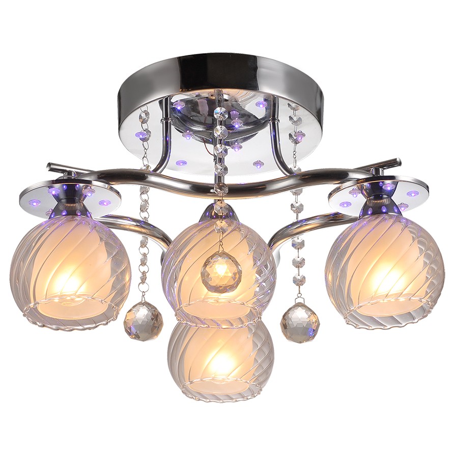 Потолочная люстра с пультом Bakersfield ID lamp 224/4PF-Chrome
