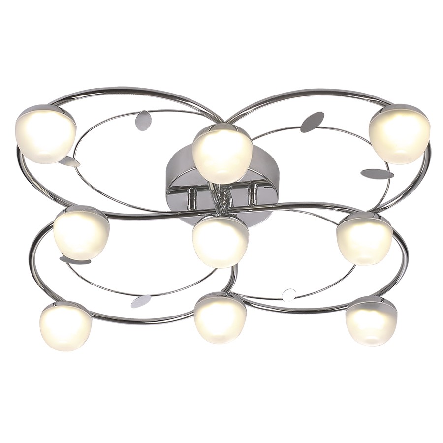 Потолочная люстра ID lamp Baltimore 225/9PF-Chrome