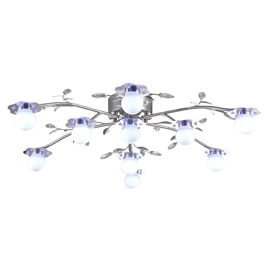 Потолочная люстра с пультом Baton Rouge ID lamp 227/10PF-Chrome