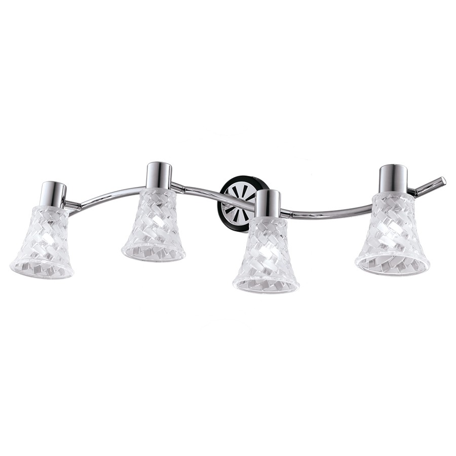 Светильник спот ID lamp Chicago 363/4B-Blackchrome