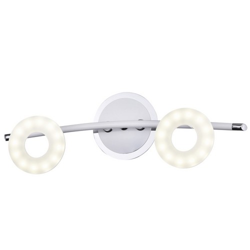 Светильник спот ID lamp Huntington Beach 390/2A-LEDWhitechrome