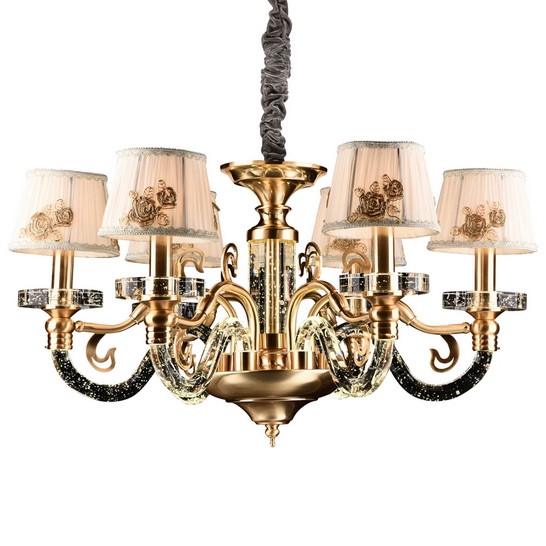 Подвесная светодиодная люстра Knoxville ID lamp 404/6-LEDOldbronze