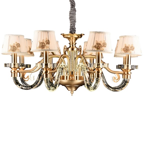 Подвесная светодиодная люстра Knoxville ID lamp 404/8-LEDOldbronze