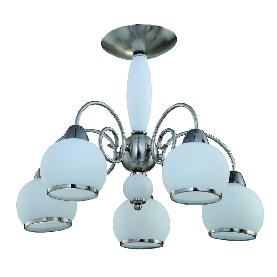 Потолочная люстра ID lamp Fort Collins 806/5PF-Whitechrome