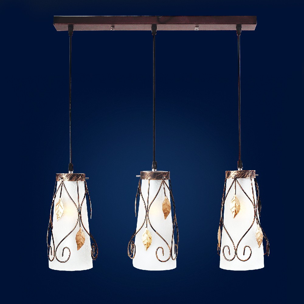 Светильник подвесной Максисвет 2-9916-3-RC+BKS Е27