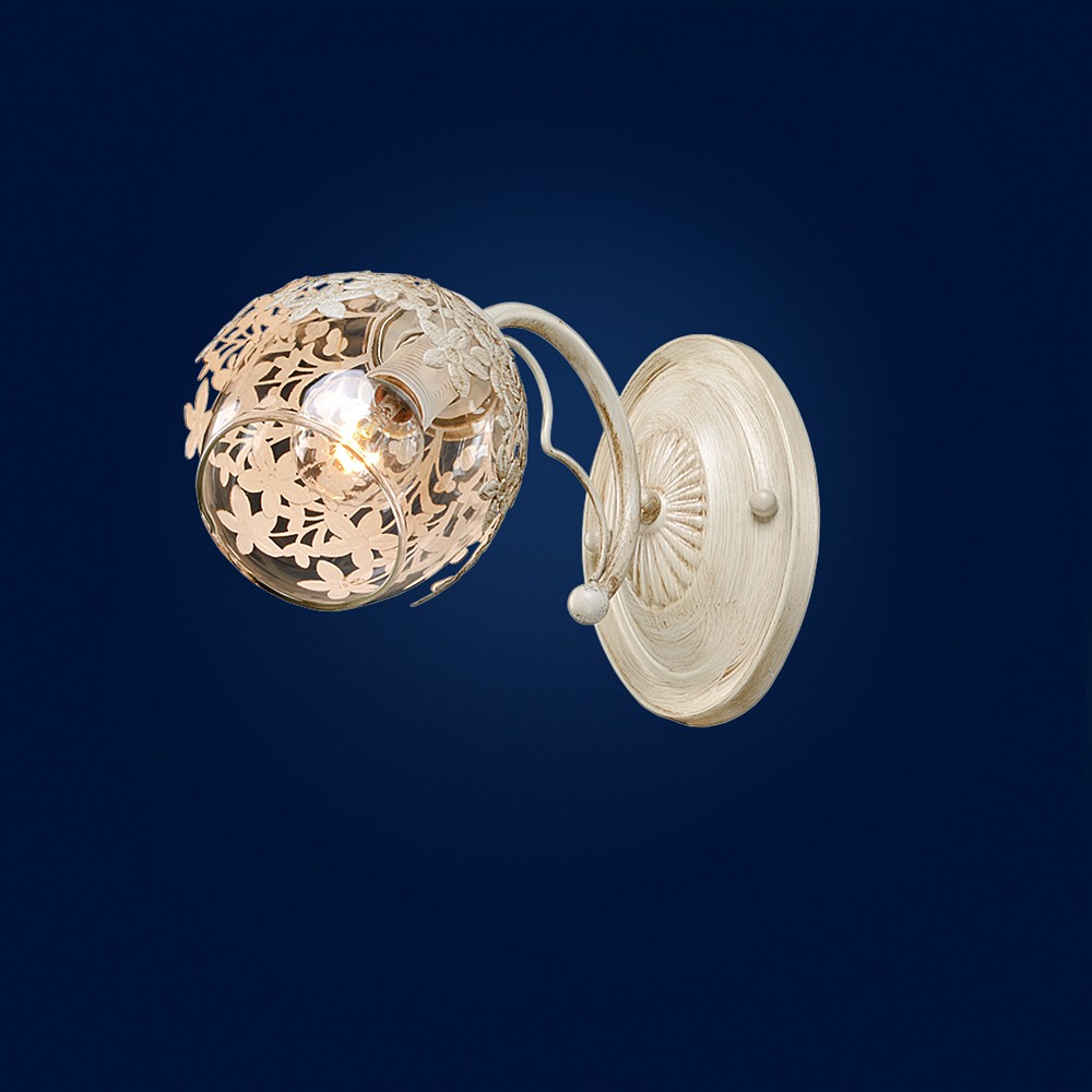 Бра с цветочками 9360 3-9360-1-WHS E27 Максисвет